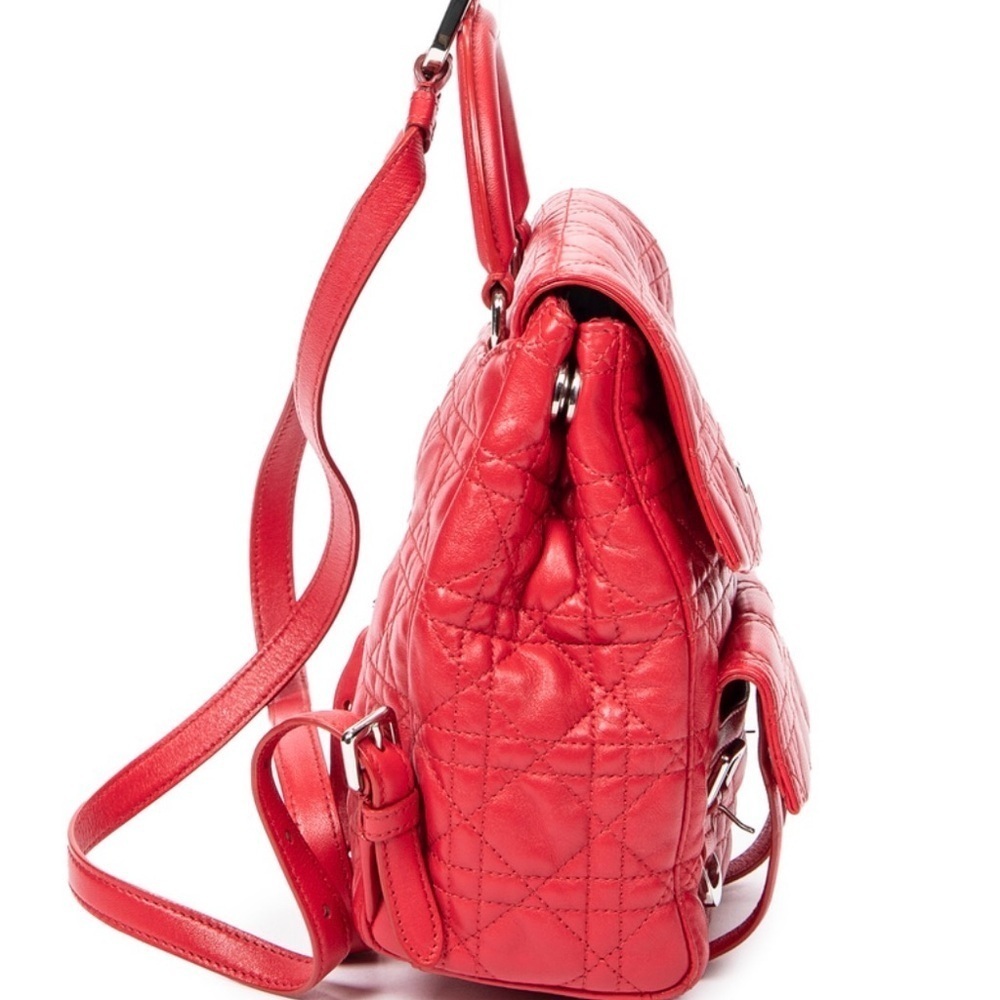 Dior Red Quilted Backpack Dior Small Stardust Backpack - Picture 5 of 9